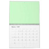 ベビーの最初年 カレンダー (2月 2027)