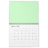 ベビーの最初年 カレンダー (2月 2026)