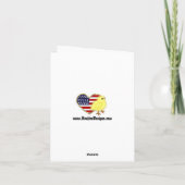 ベビーの最初過ぎ越しの祝い カード (裏面)