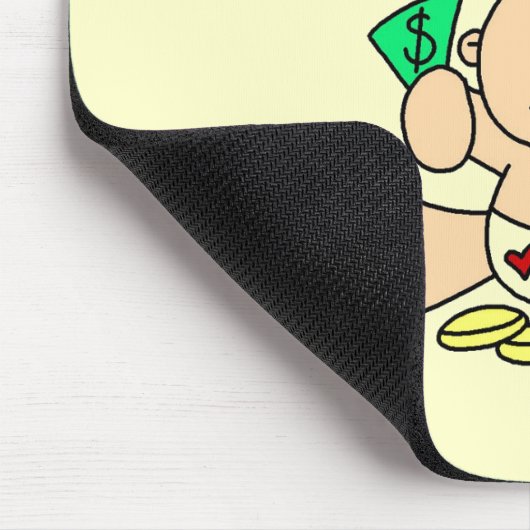 ベビーの未来の銀行家のTシャツおよびギフト マウスパッド (コーナー)