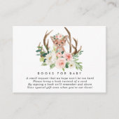 ベビーの本のための孤の素朴な花の本はカードを要求します エンクロージャーカード (正面)