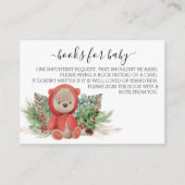 ベビーの本テディベアボホクリスマス エンクロージャーカード (正面)