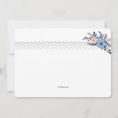 ベビーの森林動物のシャワーの招待状 招待状 (裏面)