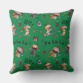 ベビーの歌うキャロルパターン クッション (裏面)