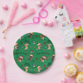 ベビーの歌うキャロルパターン ペーパープレート (パーティー)