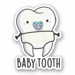 ベビーの歯かわいい歯がピーン シール