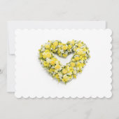 ベビーの洗礼の招待状 招待状 (裏面)