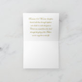 ベビーの洗礼カード カード (内部)