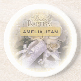ベビーの洗礼中立、カスタマイズ可能な名前、アメリア コースター
