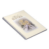 ベビーの洗礼中立、カスタマイズ可能な名前、リアム ノートブック (右側)