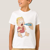 ベビーの温度検査の小児健康 Tシャツ (正面)