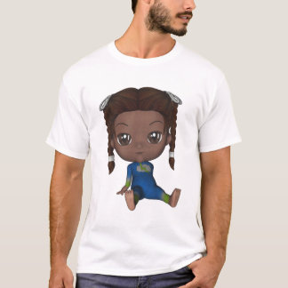 ベビーの漫画のチビ（小さくかわいく書いた感じ）のTシャツ Tシャツ