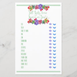 ベビーの特徴の多肉性ベビーシャワーゲーム