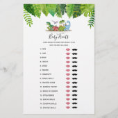 ベビーの特徴の恐竜の赤ちゃんシャワーゲーム (正面)