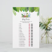 ベビーの特徴の恐竜の赤ちゃんシャワーゲーム (スタンド正面)