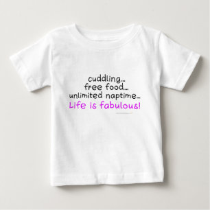 ベビーの生命はすばらしい幼児ワイシャツです ベビーTシャツ