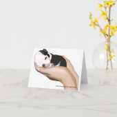 ベビーの留め釘メッセージカード カード (黄色い花)