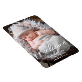 ベビーの発表ようこそ誕生のお知らせ マグネット (右側)