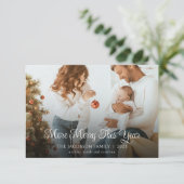 ベビーの発表詳細メリーこのクリスマスカード サンキューカード (スタンド正面)