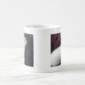 ベビーの白いフランダース巨人 コーヒーマグカップ (中央)