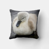 ベビーの白鳥|のCygnet クッション (裏面)