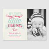 ベビーの私のメリークリスマスかわいい写真 (正面)