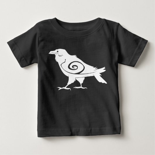 ベビーの種族のワタリガラスのティー ベビーTシャツ (正面)