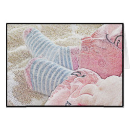 ベビーの空白のなカード