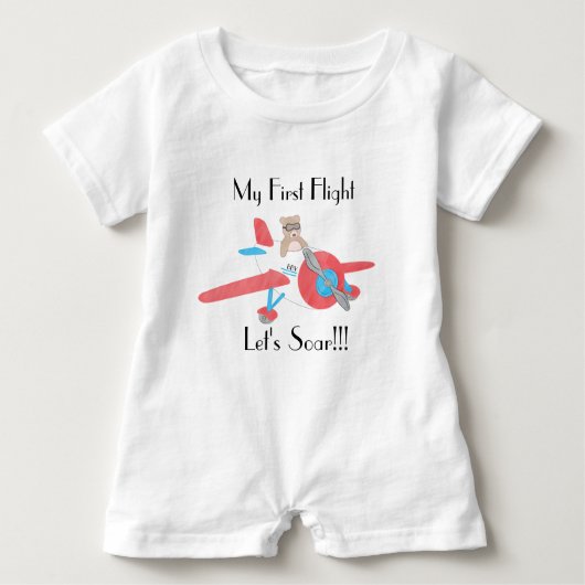 ベビーの第一便のロンパース ベビーボディスーツ (正面)