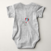 ベビーの第一便 ベビーボディスーツ (裏面)