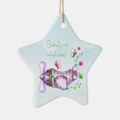 ベビーの第1休日の飛行機のオーナメント セラミックオーナメント (右)