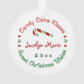 ベビーの第1初めてのクリスマスの写真のギフト オーナメント (裏面)