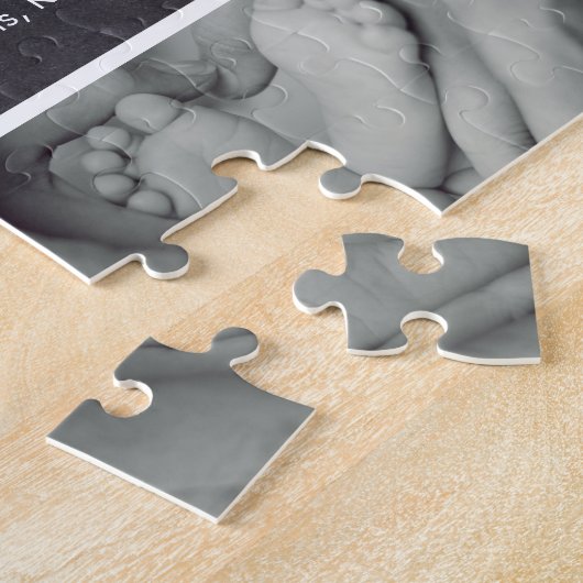 ベビーの紹介写真集誕生の発表 ジグソーパズル (側面)