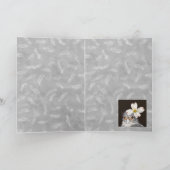 ベビーの羽付きブルーバード カード (内部)