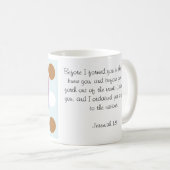 ベビーの聖書の詩の写真のマグジェレミアのカスタムな1:5 コーヒーマグカップ (正面右)