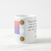 ベビーの聖書の詩の写真のマグジェレミアのカスタムな1:5 コーヒーマグカップ (中央)