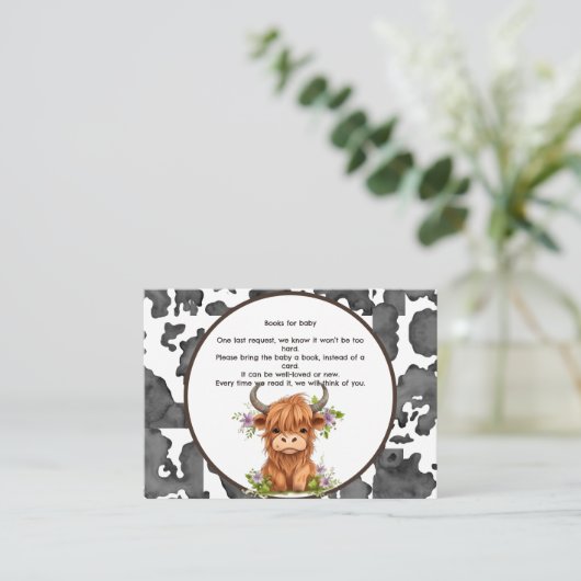 ベビーの聖牛のための本ベビーを持っている エンクロージャーカード (スタンド正面)