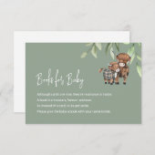 ベビーの聖牛農場動物の緑のための本 エンクロージャーカード (正面/裏面)