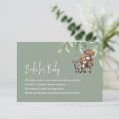 ベビーの聖牛農場動物の緑のための本 エンクロージャーカード (スタンド正面)