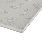 ベビーの背景 カッティングボード (角)