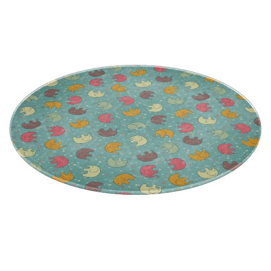 ベビーの背景 カッティングボード (角)