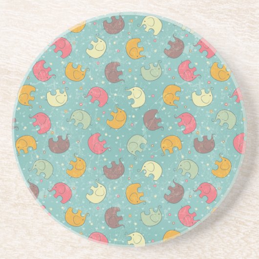 ベビーの背景 コースター (正面)