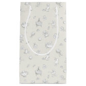 ベビーの背景 スモールペーパーバッグ (正面)