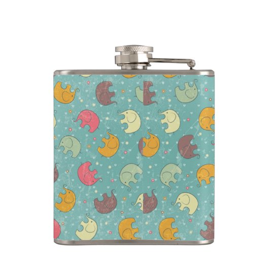 ベビーの背景 フラスク (裏面)