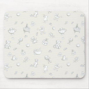 ベビーの背景 マウスパッド