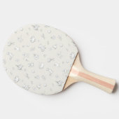 ベビーの背景 卓球ラケット (横)