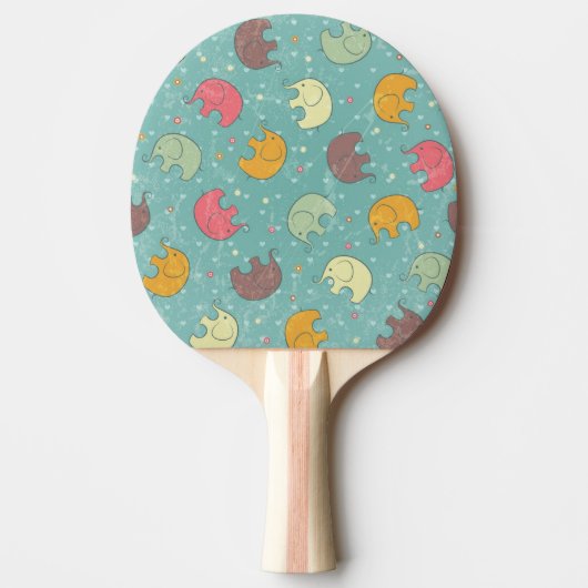 ベビーの背景 卓球ラケット (正面)