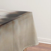 ベビーの腹に置いている黄色いラブラドールの小犬 テーブルクロス (インサイチュ)