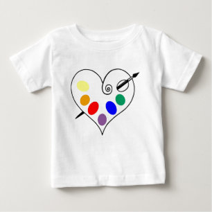 ベビーの芸術家 ベビーTシャツ