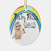 ベビーの虹の漫画 セラミックオーナメント (右)